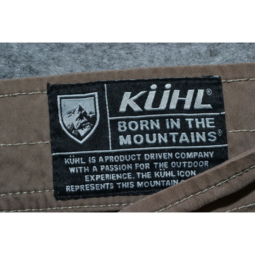 Kuhl Radikl Pants Mens 40x30 Beige Patent Pending Logo 5-Pockets Straight Leg - Picture 6 of 16